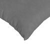 vidaXL Sofa Pillows 2 pcs Dark Grey 60 x 60 cm Fabric