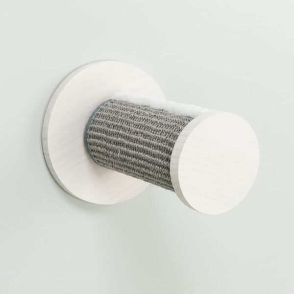 TRIXIE 3-piece Cat Wall Post Set White and Grey