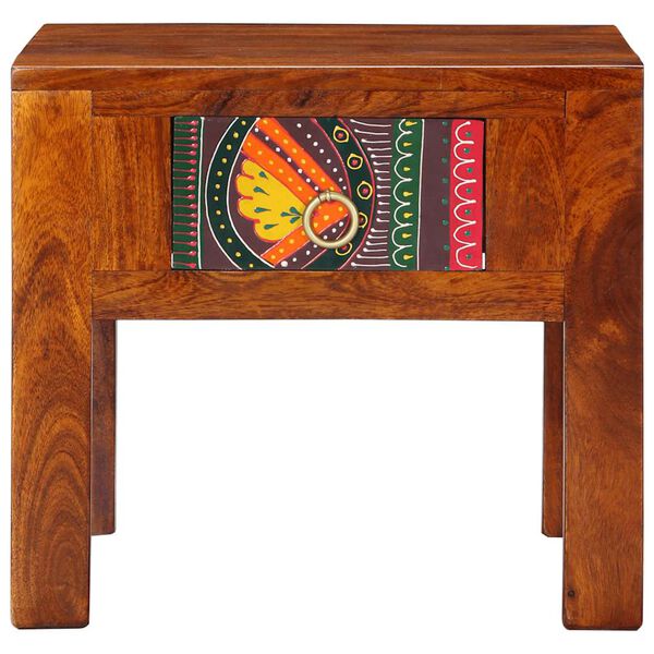 vidaXL Bedside Cabinet 40x40x36 cm Solid Wood Acacia