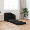 vidaXL Folding Sofa Bed Black 65 x 80 x 83 cm Fabric