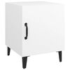 vidaXL Bedside Cabinet White Engineered Wood