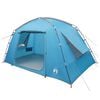 vidaXL Cabin Tent 4-Person Blue Polyester