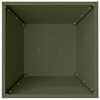 vidaXL Garden Planter 5 pcs Olive Green 40 x 40 x 15 cm