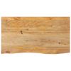 vidaXL Table Top Live Edge 120x60x2.5 cm Solid Wood Mango
