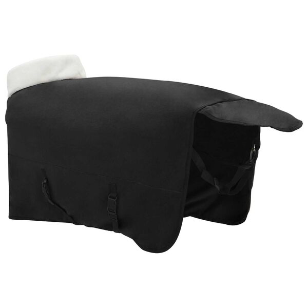 vidaXL Horse Blanket Black 165 cm Polar fleece