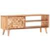 vidaXL TV Cabinet 100x30x40 cm Solid Acacia Wood