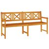 vidaXL Garden Bench Brown 180 x 56 x 90 cm Solid Acacia Wood