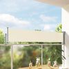 vidaXL Patio Retractable Side Awning 60x300 cm Cream