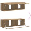 vidaXL TV Wall Cabinet Set Wall-mounted 6 pcs Artisan Oak