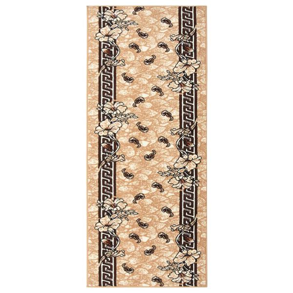 vidaXL Runner Rug BCF Beige 100x300 cm