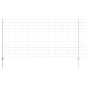 vidaXL Welded Wire Fence 25 x 1.2 m (W x H) Hot-Dip Galvanised Steel