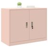 vidaXL Storage Cabinet Pink 90 x 40 x 70 cm Steel