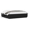 vidaXL Bed Frame without Mattress Black 200x200 cm
