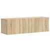 vidaXL 3 Piece TV Cabinet Set Sonoma Oak Engineered Wood