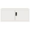 vidaXL File Cabinet White 90x40x220 cm Steel