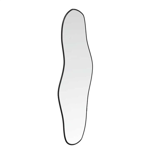 vidaXL Wall Mirror Black 100x45 cm