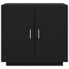 vidaXL Sideboard Black Oak 80 x 40 x 75 cm Engineered Wood