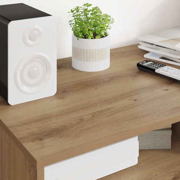 vidaXL TV Cabinet Artisan Oak 100 x 48 x 43 cm Engineered Wood