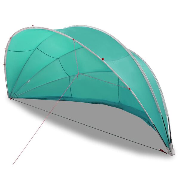 vidaXL Pool Dome Folding Manual Green 430 x 430 x 210 cm