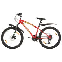 vidaXL Mountain Bike 21 Speed 26 inch Wheel 42 cm Red