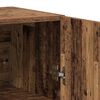 vidaXL Highboard 2 pcs Old wood Engineered wood