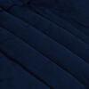 vidaXL Full Year Duvet Quilted Dark Blue 200 x 200 cm Microfiber