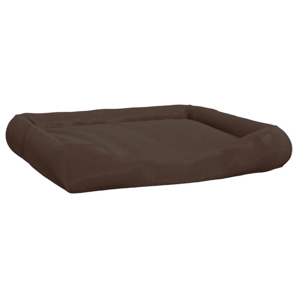 vidaXL Dog Cushion with Pillows Brown 135x110x23 cm Oxford Fabric