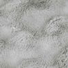 vidaXL Faux Rabbit Fur Blanket Grey 240 x 270 cm Polyester