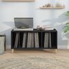 vidaXL Record Cabinet Black 100x38x48 cm Engineered Wood