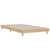 vidaXL Bed Frame without Mattress Sonoma Oak 100x200 cm Engineered Wood