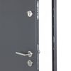 vidaXL Front Door Anthracite 110x207.5 cm Aluminium