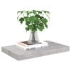 vidaXL Floating Wall Shelf Concrete Grey 50x23x3.8 cm MDF