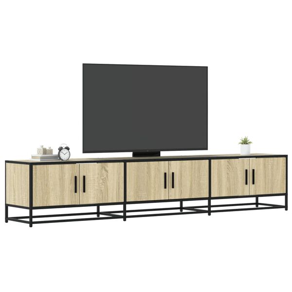 vidaXL TV Cabinet Sonoma Oak 210x35x41 cm Engineered Wood