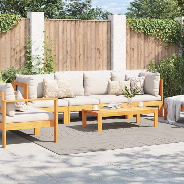 vidaXL Area Rugs Square Cream 240 x 240 cm