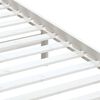 vidaXL Bed Frame without Mattress White Solid Wood 90x200 cm (810003+814075)