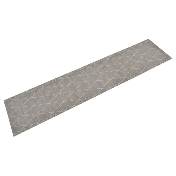 vidaXL Kitchen Rug Washable Rhombus 60x300 cm Velvet