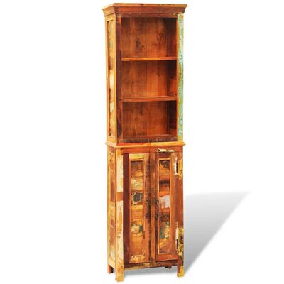 Vintage Style Reclaimed Solid Wood Bookshelf