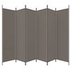 vidaXL 6-Panel Room Divider Anthracite 300x200 cm Fabric