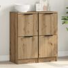 vidaXL Sideboards 2 pcs Artisan Oak 30x30x70 cm Engineered Wood
