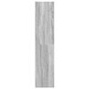 vidaXL Bookcase Grey Sonoma 60x24x109 cm Engineered Wood