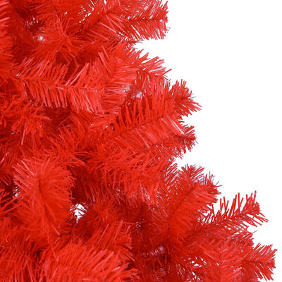 vidaXL Artificial Christmas Tree with Stand Red 240 cm PVC