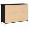 vidaXL Sideboard Black Oak 100 x 35 x 70 cm