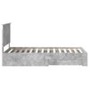 vidaXL Bed Frame Concrete Grey 100 x 200 cm Engineered Wood