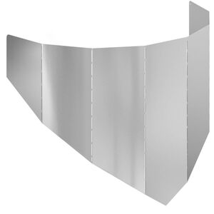 vidaXL Lawn Edging 100 x 45 cm Steel Silver
