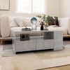 vidaXL Coffee Table Concrete Grey 102x55x42 cm Engineered Wood