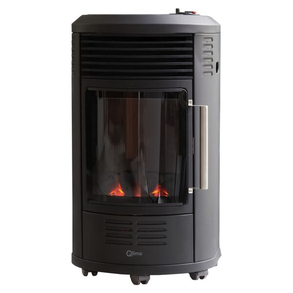 Qlima 2-in-1 Connector Gas Heater GH 8034 3.4 kW Black