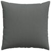 vidaXL Sofa Pillows 2 pcs Dark Grey 80 x 80 cm Fabric