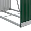 vidaXL Log Holder Green 80x45x190 cm Galvanised Steel