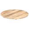 vidaXL Table Top Solid Mango Wood Round 15-16 mm 80 cm