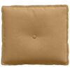 vidaXL Back Pillow Brown 50 x 45 cm Corduroy Fabric
